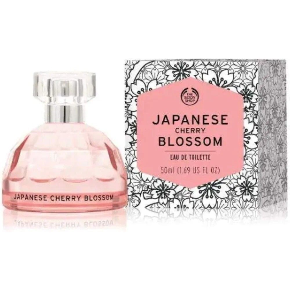 The Body Shop JAPANESE CHERRY BLOSSOM Eau de Toilette 1.69 oz / 50 ml NEW